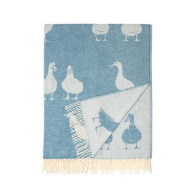 WOOOL Plaid - DUCK (Blauw)