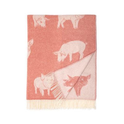 WOOOL Plaid - PIGLET (Roze)
