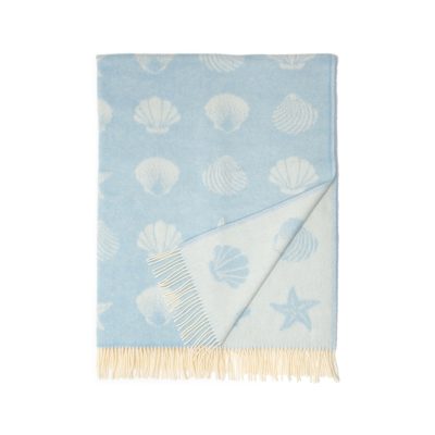 WOOOL Plaid - SHELLS (Blauw)