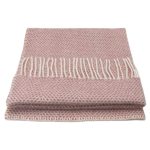 WOOOL Babydekentje - BEEHIVE (Dusky Pink)