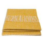 WOOOL Babydekentje - BEEHIVE (Yellow)