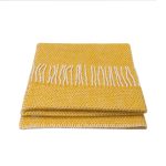 WOOOL Babydekentje - BEEHIVE (Yellow)