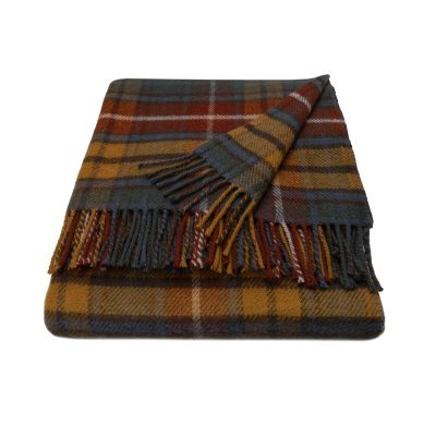 WOOOL Deken - TARTAN (Antique Buchanan)