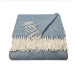 WOOOL Plaid - BEEHIVE (Petrol)