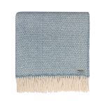 WOOOL Plaid - BEEHIVE (Petrol) - Afbeelding 2