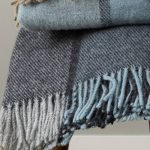 WOOOL Plaid - BLOCK CHECK  (Duck Egg) - Afbeelding 3