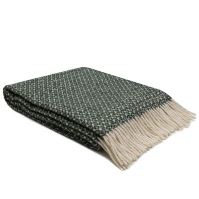 WOOOL Plaid - CALEDONIA (Groen)
