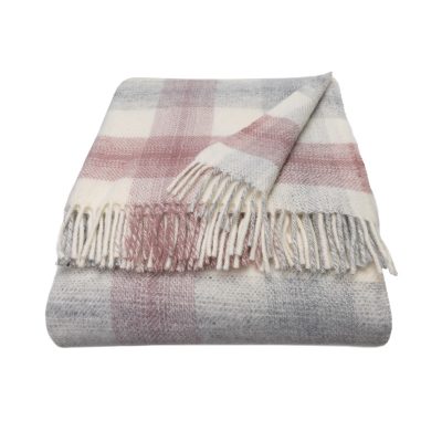 WOOOL Plaid - MEADOW CHECK (Dusky Pink)