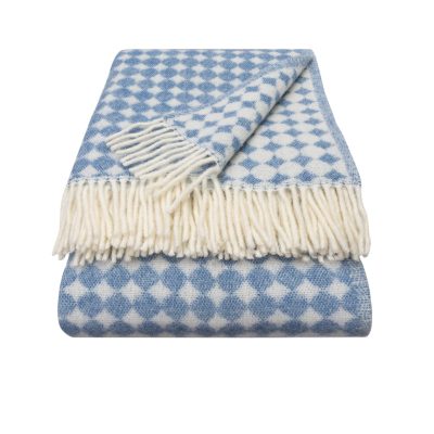 WOOOL Plaid - SPOTS (Blue Jay)
