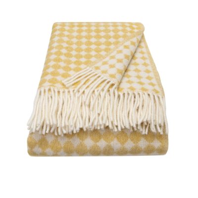 WOOOL Plaid - SPOTS (Oil Yellow)