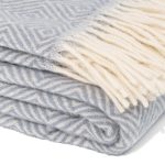 WOOOL Plaid - Diamond (Licht Blauw) - Afbeelding 3