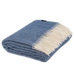 WOOOL Plaid - Manhattan (Blauw)