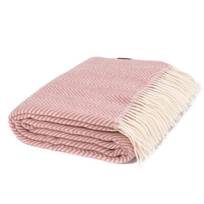 WOOOL Plaid - Manhattan (Roze)