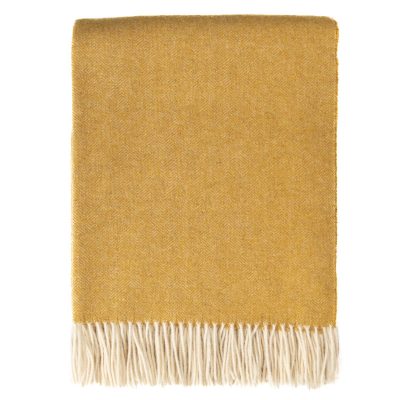 WOOOL Plaid - Merino (Oker Geel)
