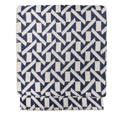 WOOOL Plaid - Cotton Chopstock (Navy)