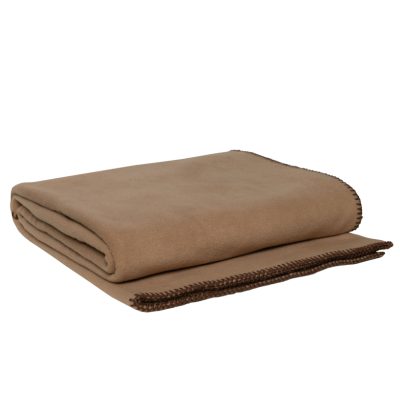 WOOOL Plaid - Fleece LUX (Camel)