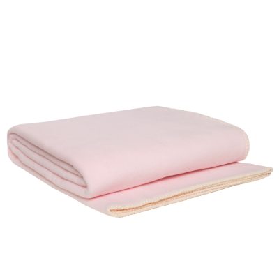 WOOOL Plaid - Fleece LUX (Pastel Pink)