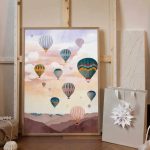 Art Print - Airballoon Sky (40x50cm) - Afbeelding 2