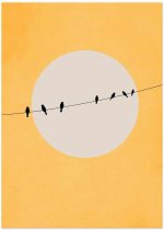 Art Print - Chirping and Chilling (40x50cm) - Afbeelding 3