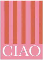 Art Print - Ciao Stripes (40x50cm) - Afbeelding 3