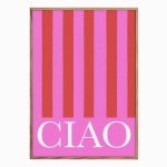 Art Print - Ciao Stripes (40x50cm)