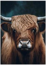 Art Print - Majestic Highlander (40x50cm) - Afbeelding 3