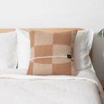 WOOOL Kussen - CHECKERBOARD (Beige) - Afbeelding 4