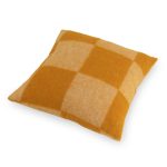 WOOOL Kussen - CHECKERBOARD (Okergeel) - Afbeelding 2