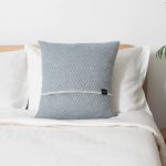 WOOOL Kussen - WAVES (Blauw) - Afbeelding 4