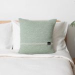 WOOOL Kussen - WAVES (Groen) - Afbeelding 4