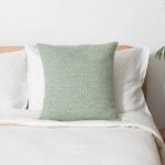 WOOOL Kussen - WAVES (Groen)