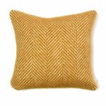 WOOOL Kussen - ALASKA (Mustard)