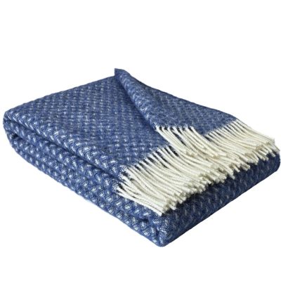 WOOOL Plaid - NORD (Blauw)