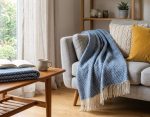 WOOOL Plaid - NORD (Blauw) - Afbeelding 3