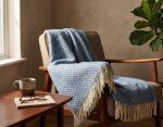 WOOOL Plaid - NORD (Blauw) - Afbeelding 5