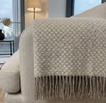 WOOOL Plaid - NORD (Taupe) - Afbeelding 4